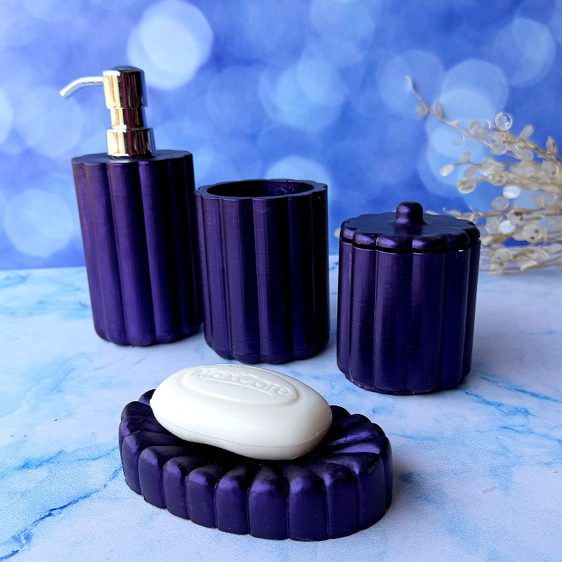 قالب سیلیکونی نیم ست سرویس بهداشتی شیارعریض