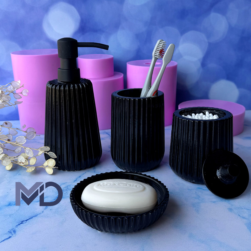 قالب سیلیکونی سرویس بهداشتی کوزه ای شیاردار Image One