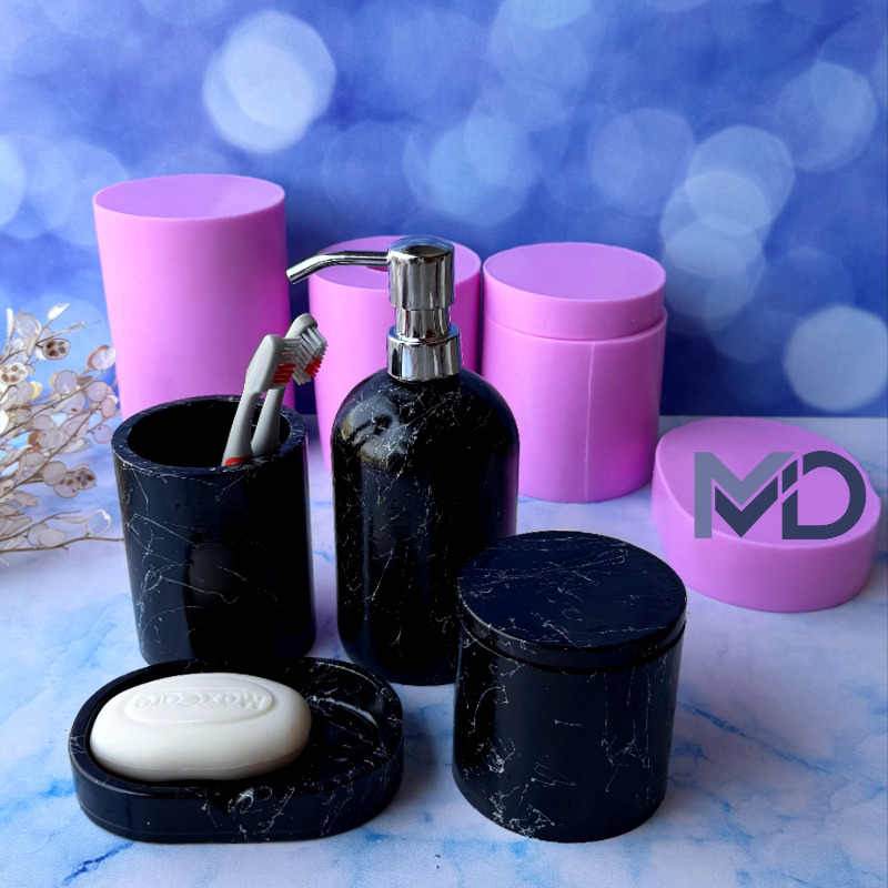 قالب سیلیکونی نیم ست سرویس بهداشتی ساده