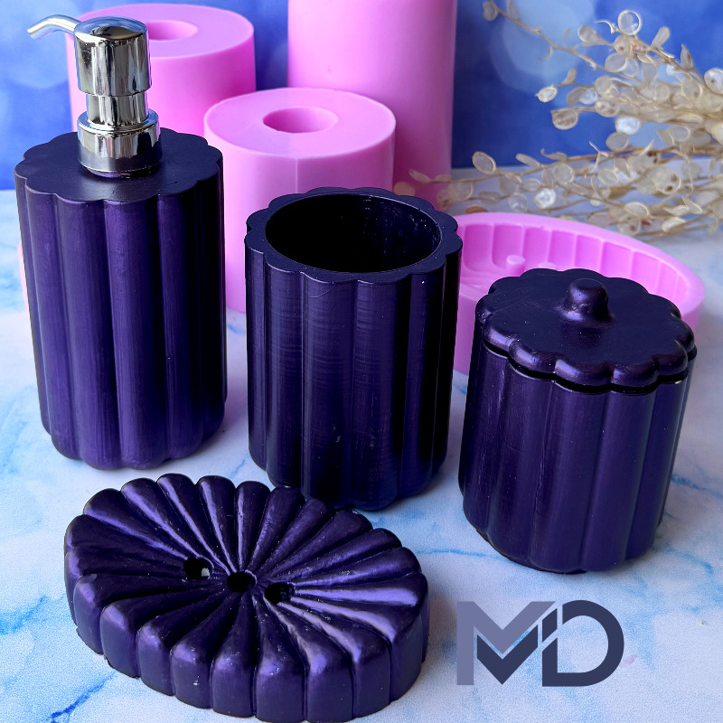 قالب سیلیکونی نیم ست سرویس بهداشتی شیارعریض Image One